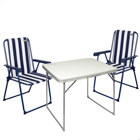 Set Mesa 80x60x70 cm+2 Sillas plegs 53x47x40/85cm INTEX