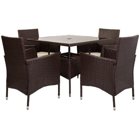 Set mesa y 8 sillas color negro