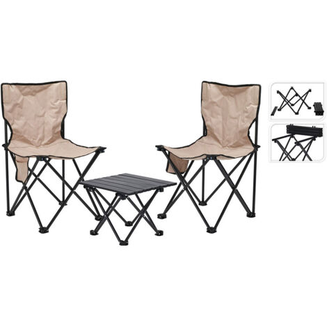Set mesa y sillas camping