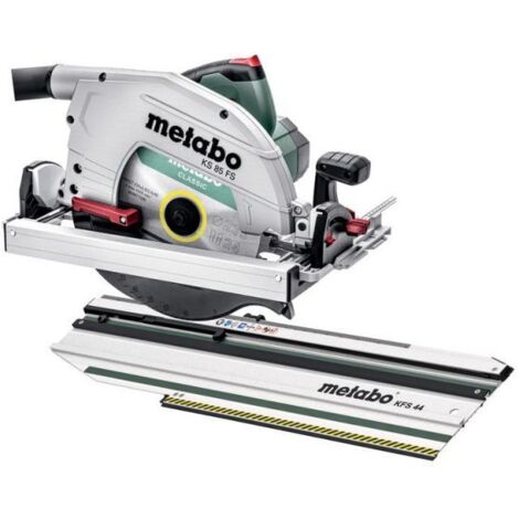 Set Metabo scie circulaire portative KS 85 FS avec rail de coupe transversale KFS 44 boîte en carton