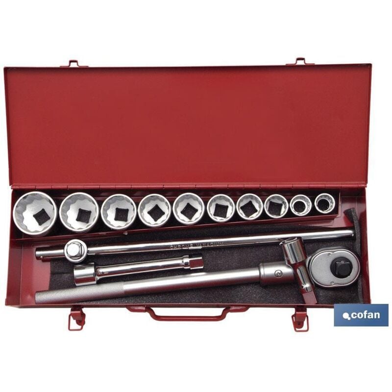 Set di cricchetti 3/4-14 unità metriche