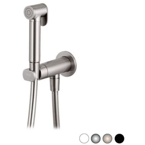 SET MISCELATORE CON DOCCETTA SHUT-OFF TONDO Cromo