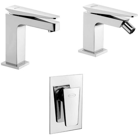 Set miscelatori lavabo + bidet + incasso doccia Jacuzzi  rubinetteria Beam