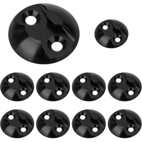Set mit 10 Aluminium-Zurrplatten für die Luftfahrtindustrie zur Ladungssicherung an LKWs, Wohnmobilen und Booten