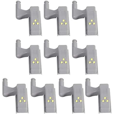 Set mit 10 bewegungsaktivierten Schrankleuchten, klappbare LED-Beleuchtung, Nachtlicht für Schränke und Küchen
