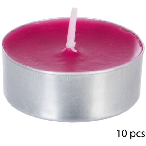 Set mit 10 Duftkerzen - Himbeere - 140g