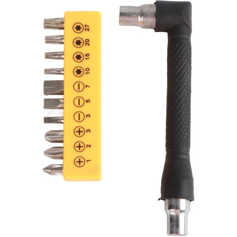 Set mit 10 magnetischen Stahlschraubendrehern inklusive Bits und Zubehör