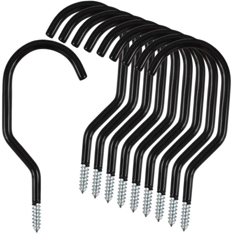 Image of Set mit 10 robusten Fahrradaufbewahrungshaken aus Edelstahl