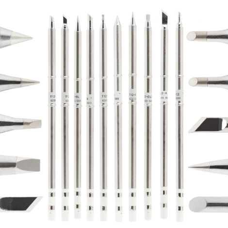 Set mit 10 T12-Lötspitzen mit integrierter Heizung