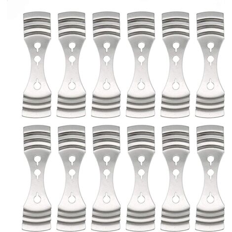 Set mit 12 Dochtzentrierern aus Metall und Edelstahl-Kerzenhaltern für die DIY-Kerzenherstellung