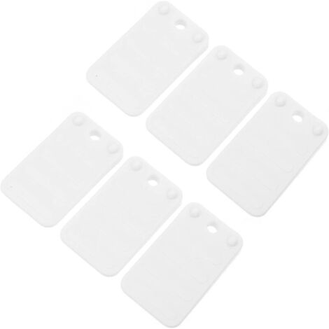 Set mit 12 Nivellierkeilen für Möbelrenovierungen, ABS-Material, solide und robuste Nivellierfüße für Tische und Sofas