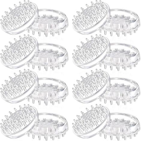 Set mit 16 Teppichschonern mit Spikes für runde Rollen, Möbelbeine, Sofas, Tische und Stühle