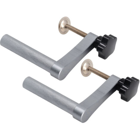 Set mit 2 20-mm-Metall-Werkbankklemmen, schnell verstellbare Tischklemmen für Holzbearbeitungswerkzeuge, Holzschnitzerei, Fräsen, Schleifen