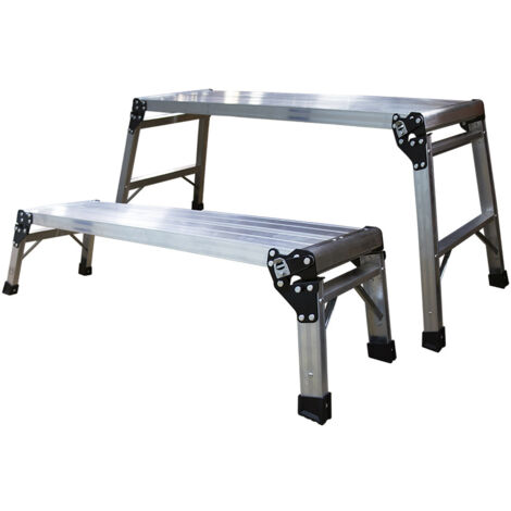 SET MIT 2 ALUMINIUM-PLATTFORMEN  JBM50656