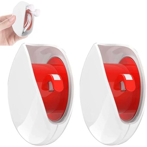 Set mit 2 automatischen Kopfhöreraufwicklern, tragbarer USB-Kabelmanager, verwicklungsfreie Aufbewahrung