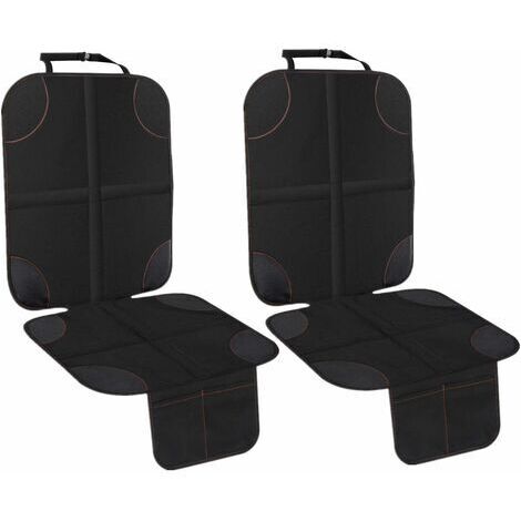 Set mit 2 Autositzbezügen mit dicker Polsterung, in Leder oder Stoff.
