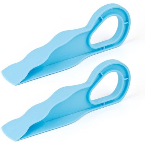 Set mit 2 blauen, keilförmigen Bettkeilen, Matratzenheber für einfacheres Bettenmachen, schnelles Einsetzen