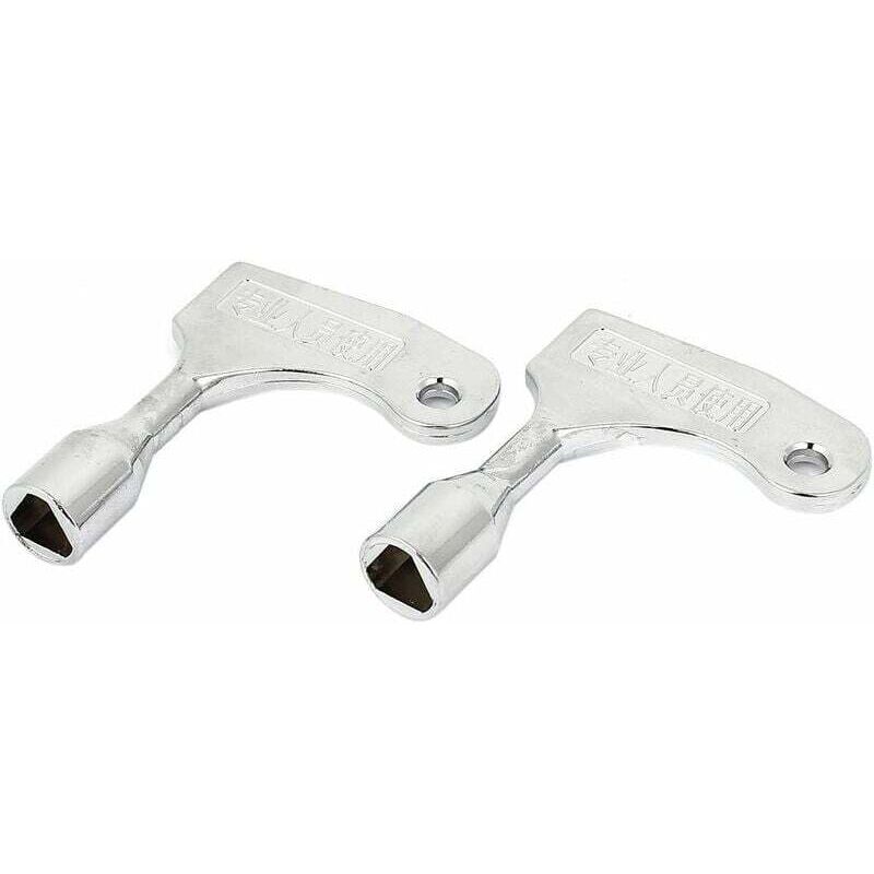 Image of Set mit 2 dreieckigen Schlüsseln zur schnellen Notöffnung von Aufzügen, für 9-mm-Schlösser