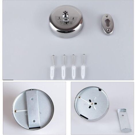 Set mit 2 einziehbaren Wäscheleinen aus robustem Edelstahl mit stabilem, verstellbarem Seil für den Innen- und Außenbereich