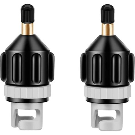 Set mit 2 elektrischen Pumpenadaptern für Schlauchboote, Luftventiladapter, Standard-Luftventiladapter