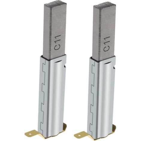 Set mit 2 Ersatzkohlebürsten, kompatibel mit 30/60/70/80/90L Industriesaugern – Abmessungen 11 x 6 x 29 mm, Staubsaugerzubehör