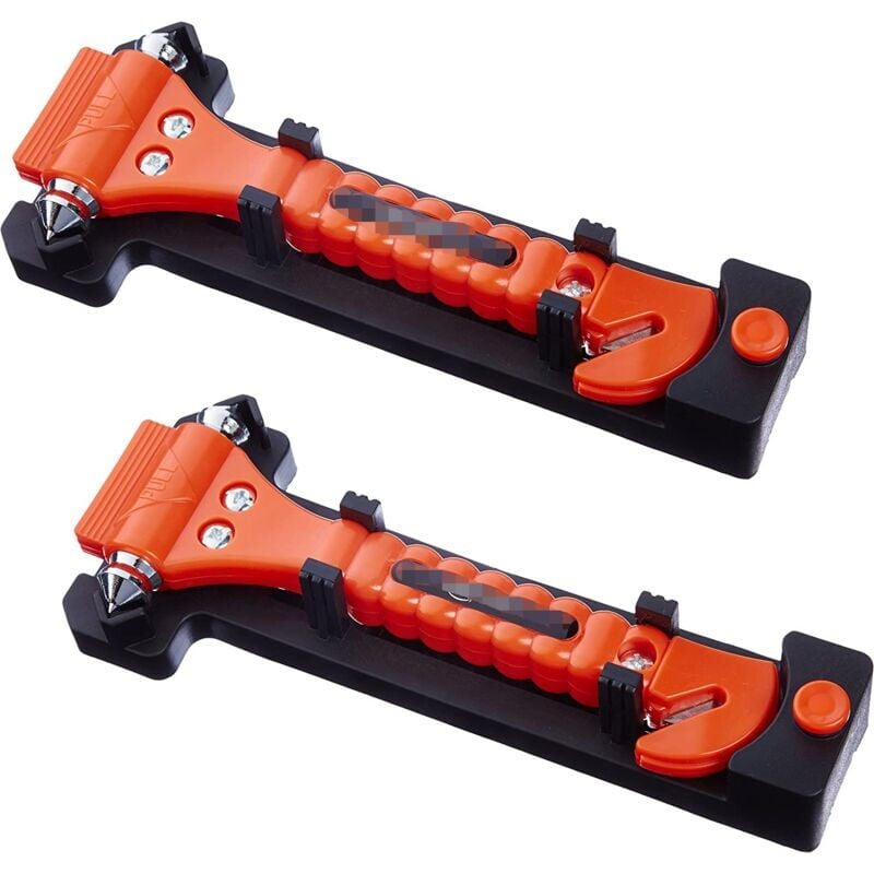 Image of Lot de 2 coupe-ceintures et marteaux brise vitre d'urgence