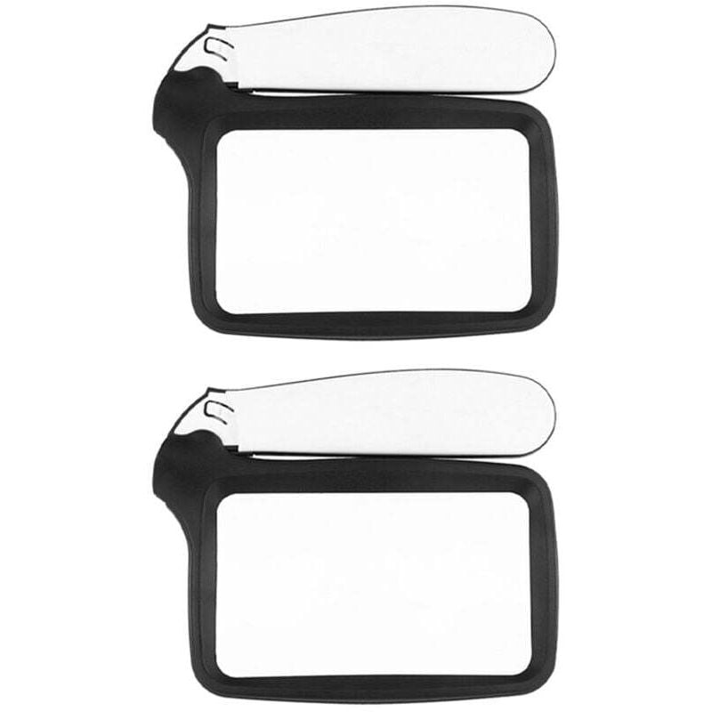 Image of Set mit 2 hochauflösenden, faltbaren Acryl-Vergrößerungsgläsern für Senioren zum Zeitunglesen