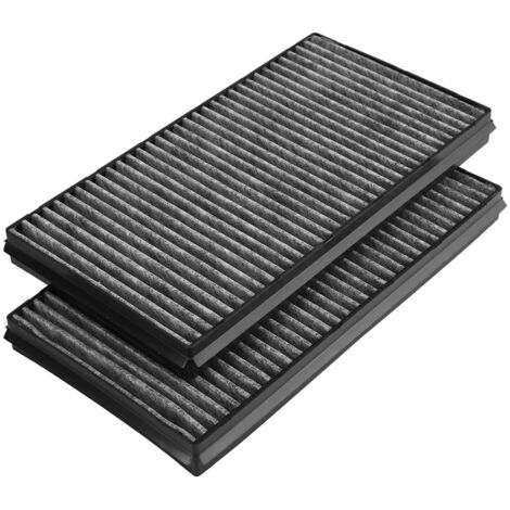 Set mit 2 hochwertigen Innenraumfiltern für BMW 5er E60 528i 535i 535xi 545i 550i M5 und 6er 650i M6