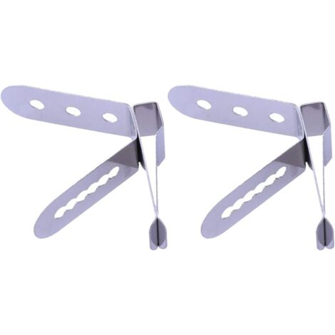 Set mit 2 Klemmen für Grillthermometer, Befestigung für Fleisch und Grillgut, präzise Messung