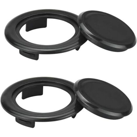 Set mit 2 Kunststoff-Schutzringen für Tischsonnenschirme, 42 mm, bruchsicher, verschleißfest, sonnenbeständig, Tischring für Sonnenschirme im Freien