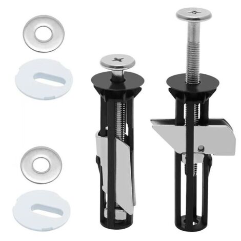 Set mit 2 langen, universellen WC-Sitzschrauben aus Edelstahl, praktisches Zubehör für die WC-Deckelwartung