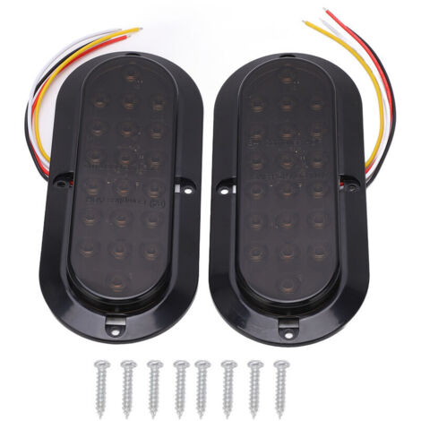 Set mit 2 LED-Rückleuchten (20 Positionsleuchten 3500K) für Anhänger, Pkw, Transporter und Lkw