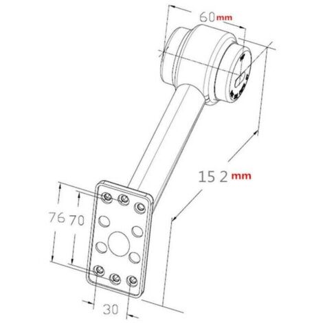 Set mit 2 LED-Seitenmarkierungsleuchten, weiß und rot, 12V-30V Positionsanzeigeleuchten für LKW-Anhänger und Wohnwagen