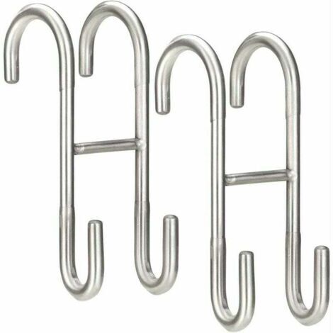 Set mit 2 leichten, wandmontierten Duschkabinenhaken, Duschtürhaken für Badezimmer mit Glaswänden