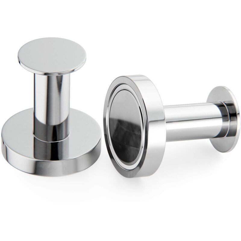 Image of KZQ - Set mit 2 leistungsstarken Magnethaken zum Aufhängen von Mänteln und Taschen.