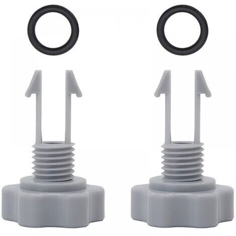 Set mit 2 Luftablassventilen und O-Ring-Ersatz für Intex Filterpumpe 10460 10264