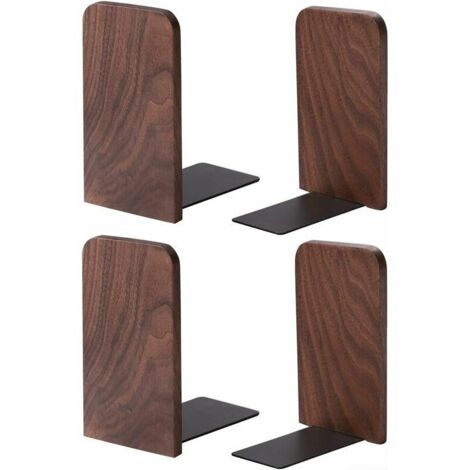 Set mit 2 Paar Buchstützen aus Walnussholz 13 x 8,1 cm