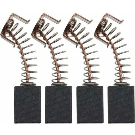 Set mit 2 Paar Kohlebürsten für Motor 12 × 8 × 5 mm, compatible con Winkelschleifer WS125 Black & Decker G720