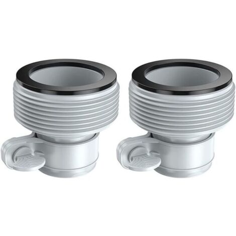 Set mit 2 Poolschlauchadaptern für