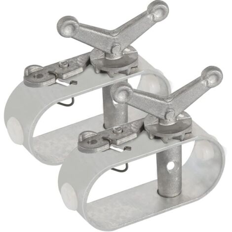 Set mit 2 Poolseilspannern, Winterabdeckungen für Pools, Seilspanner aus Aluminiumlegierung, Winterzubehör