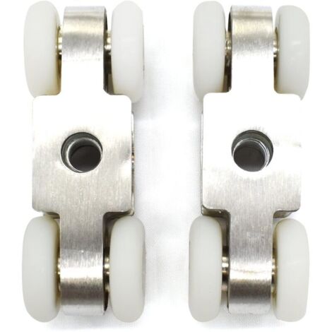 Set mit 2 Rollen für Schiebetüren