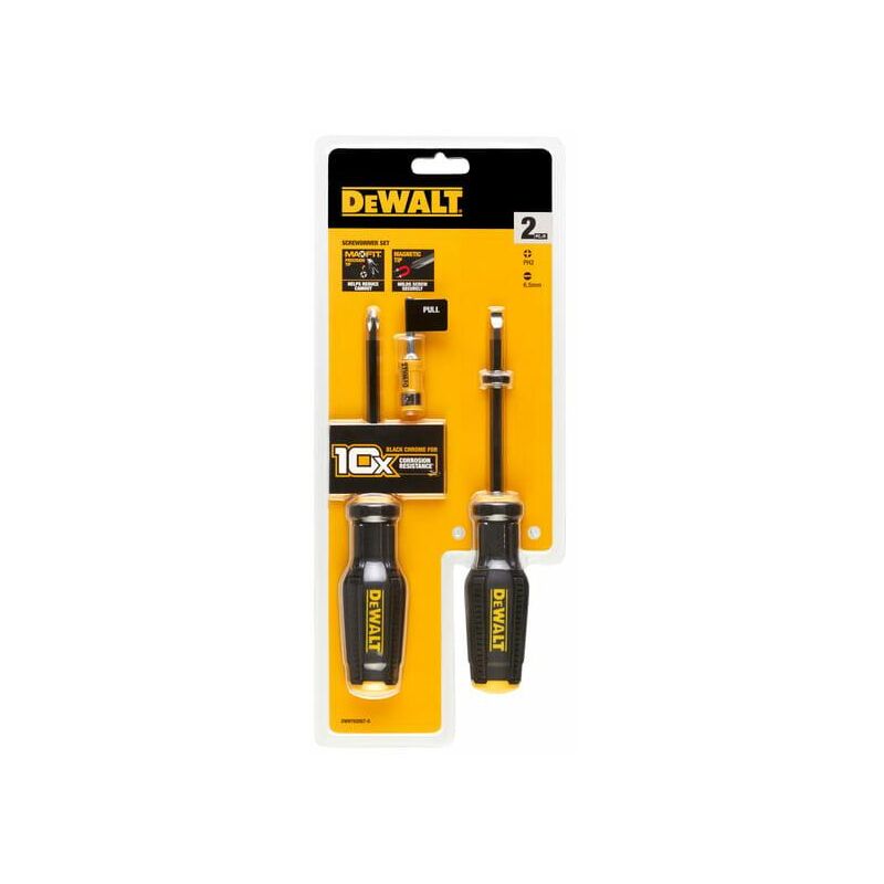 Set mit 2 Schraubendrehern Full Fit Dewalt DWHT62057-0