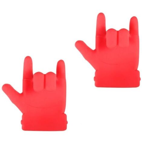 Set mit 2 Silikon-Topflappenhebern, Verschüttschutz, Küchenlöffelhalter, Spritzschutz