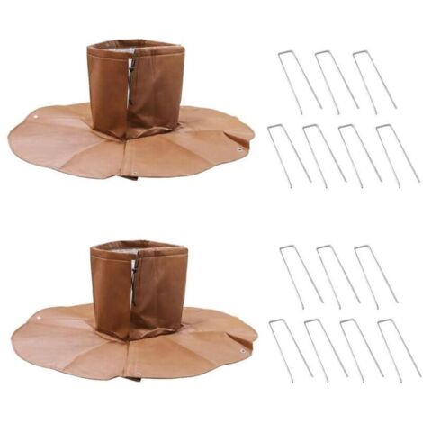 Set mit 2 Stück Ø 100 cm Winterschutz für Palmenwurzeln, Schutz gegen Palmenwurzeln, Schutz Co