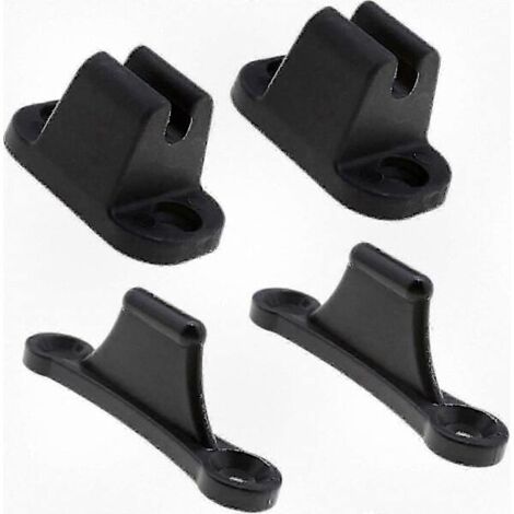 Set mit 2 Türstoppern, geeignet für T-förmige Türschlösser an Wohnmobilen, Türstopper aus Kunststoff, Türstopper für Wohnmobile und Freizeitfahrzeuge (schwarz).