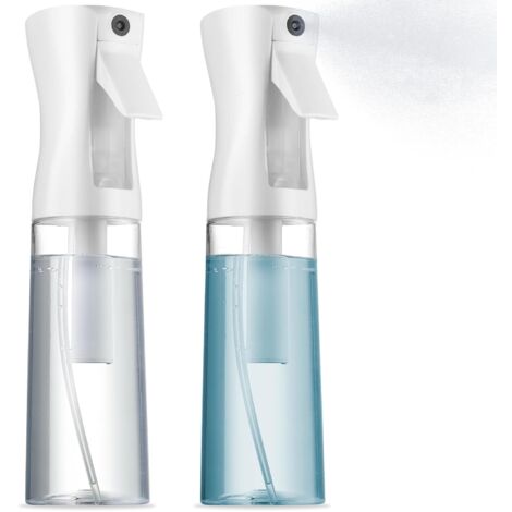 Set mit 2 ultrafeinen Sprühflaschen für Gartenarbeit, Reinigung und Haarpflege, 200 ml