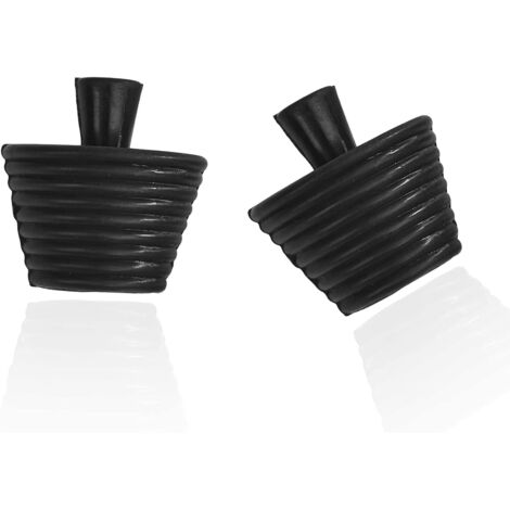 Set mit 2 universellen Silikon-Abflussstopfen für Badewanne und Waschbecken