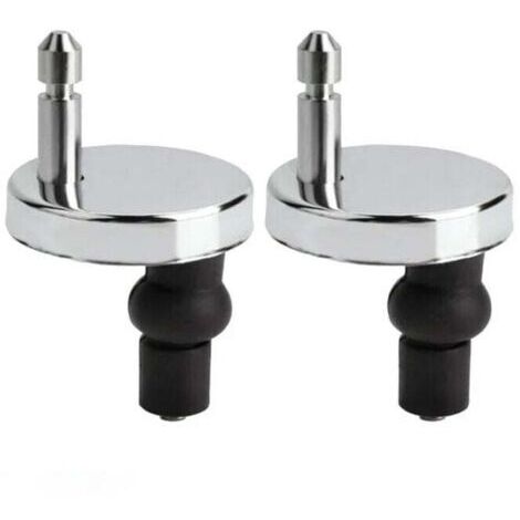Set mit 2 universellen WC-Sitzbefestigungen, WC-Sitzscharnieren, Deckelbefestigungen, Ersatz-WC-Sitzbefestigungen, MUMU WC-Sitzbefestigungen
