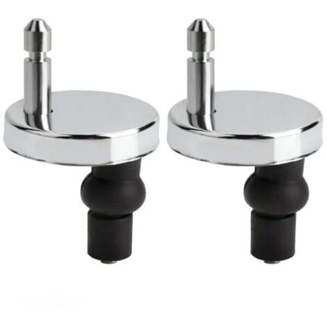 Set mit 2 universellen WC-Sitzbefestigungen, WC-Sitzscharnieren, WC-Deckelbefestigungen, WC-Sitz-Ersatzbefestigungen für WC-Sitze, WC-Sitzbefestigung