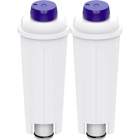 Set mit 2 Wasserfiltern für DeLonghi Kaffeemaschinen DLSC002 für De'Longhi ECAM, ETAM, EC, BC Serien